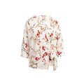 Blusa tipo kimono con estampado floral