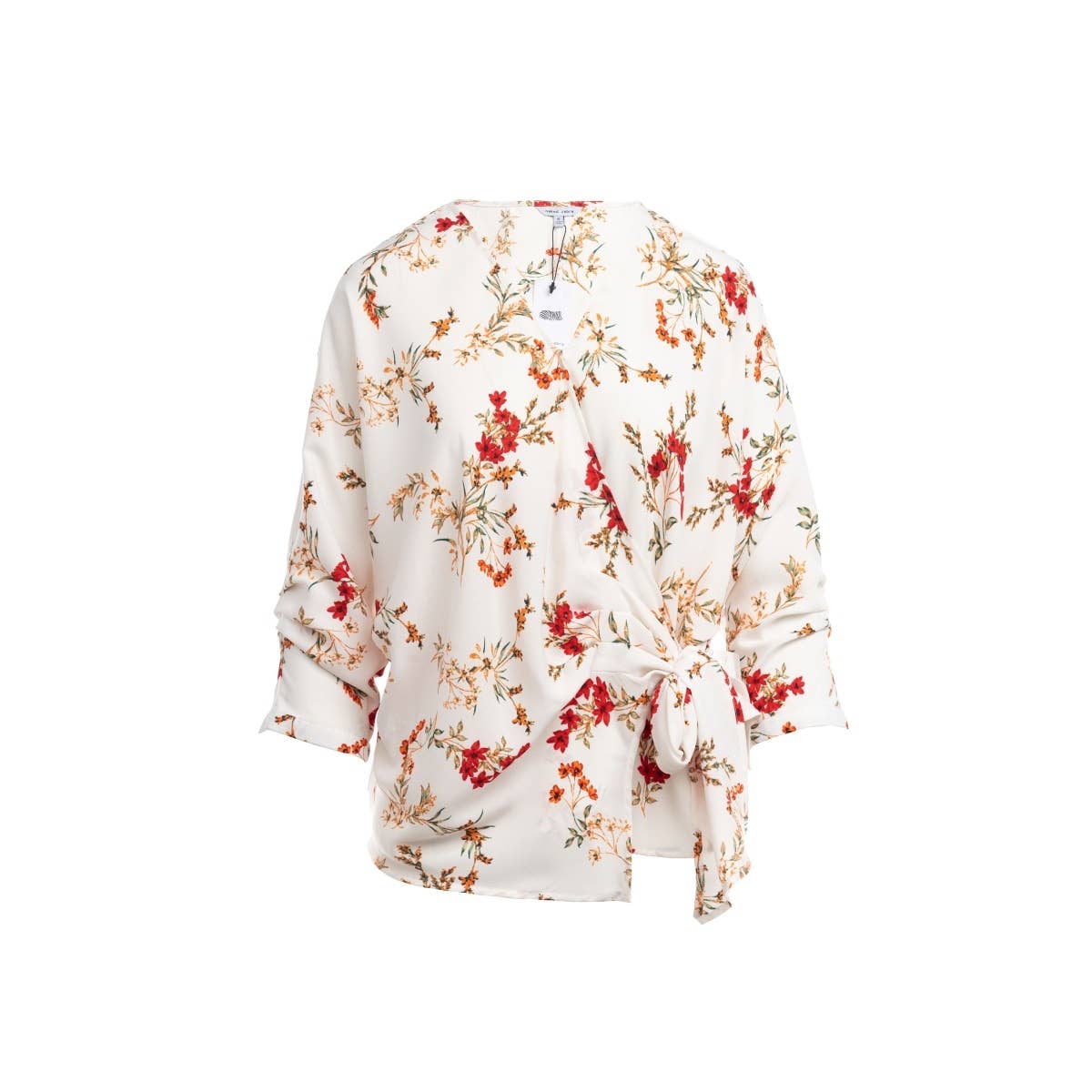 Blusa tipo kimono con estampado floral