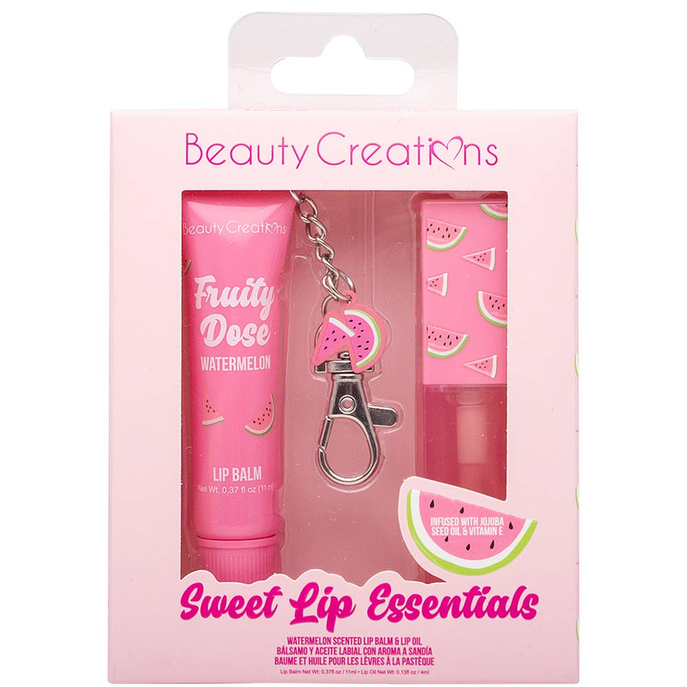 SET ESENCIAL DE LABIOS DULCES BEAUTY CREATIONS SANDÍA, SLE 2