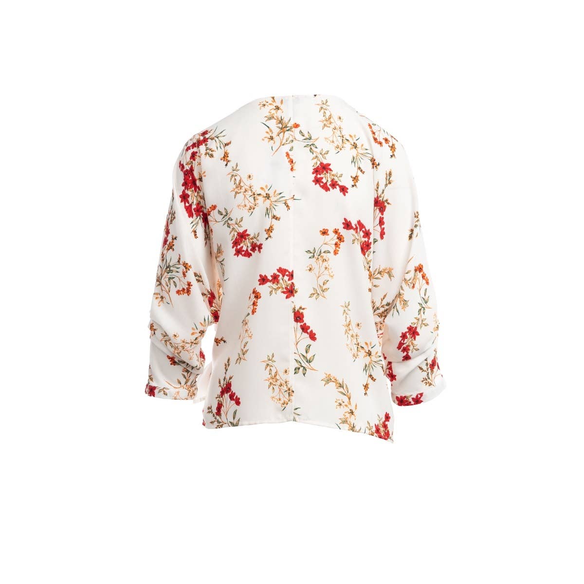Blusa tipo kimono con estampado floral